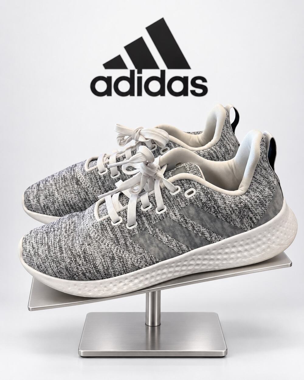 adidas Puremotion Women’s 9.5 Gray White Cloudfoam Sneakers FY8223